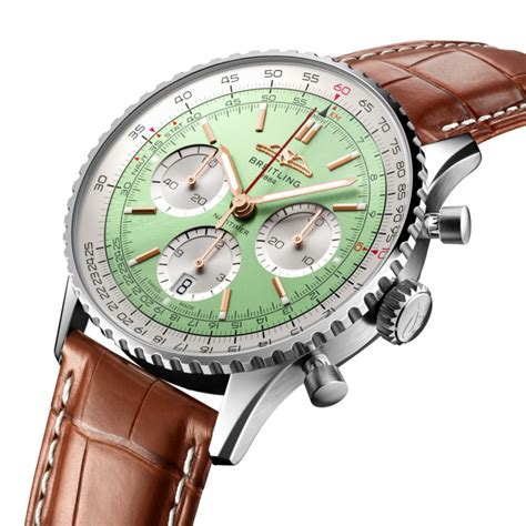 breitling green navitimer 41|navitimer 41 manual.